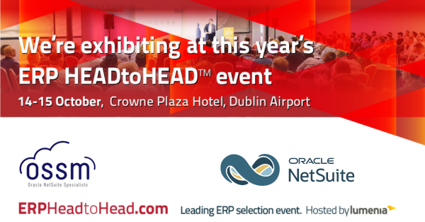We're exhibiting at this year's ERP HEADtoHEAD